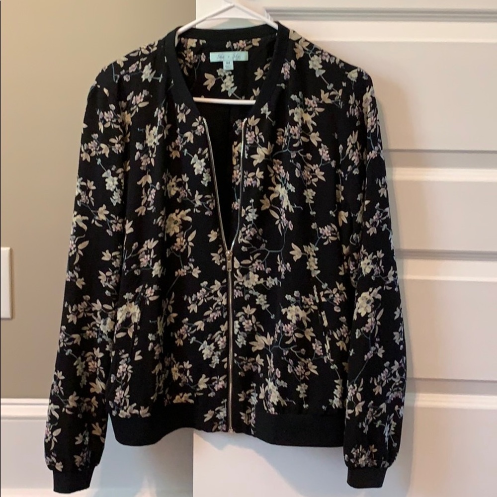 She + Sky Bomber Jacket